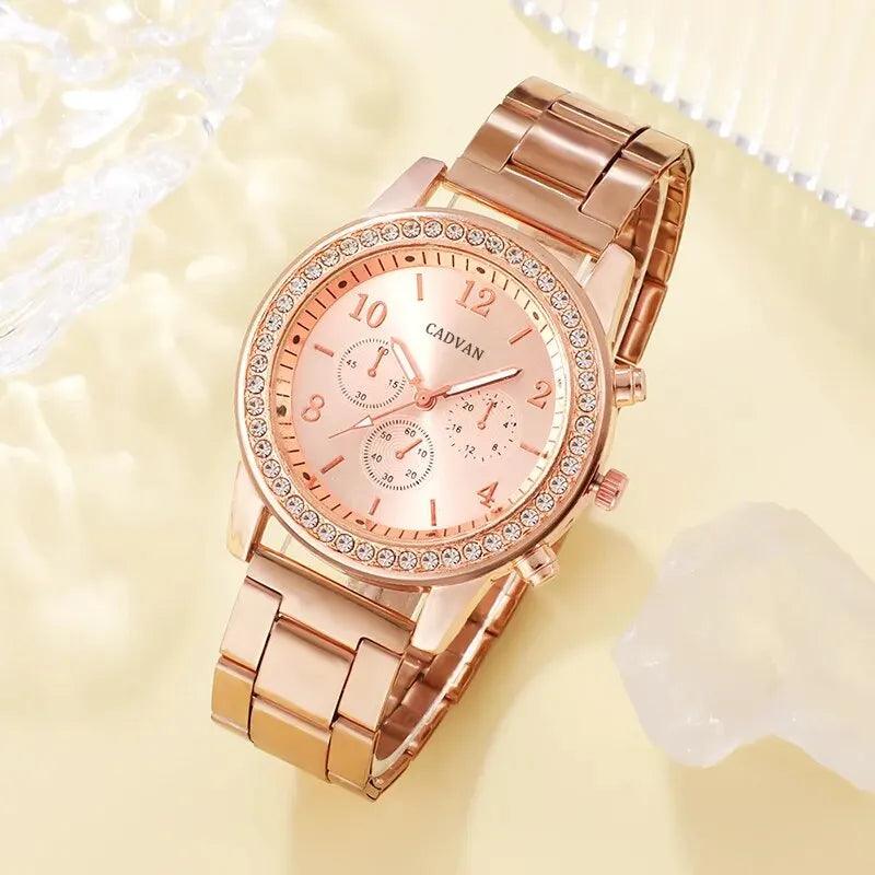 Conjunto Rose Gold Luxury Watch